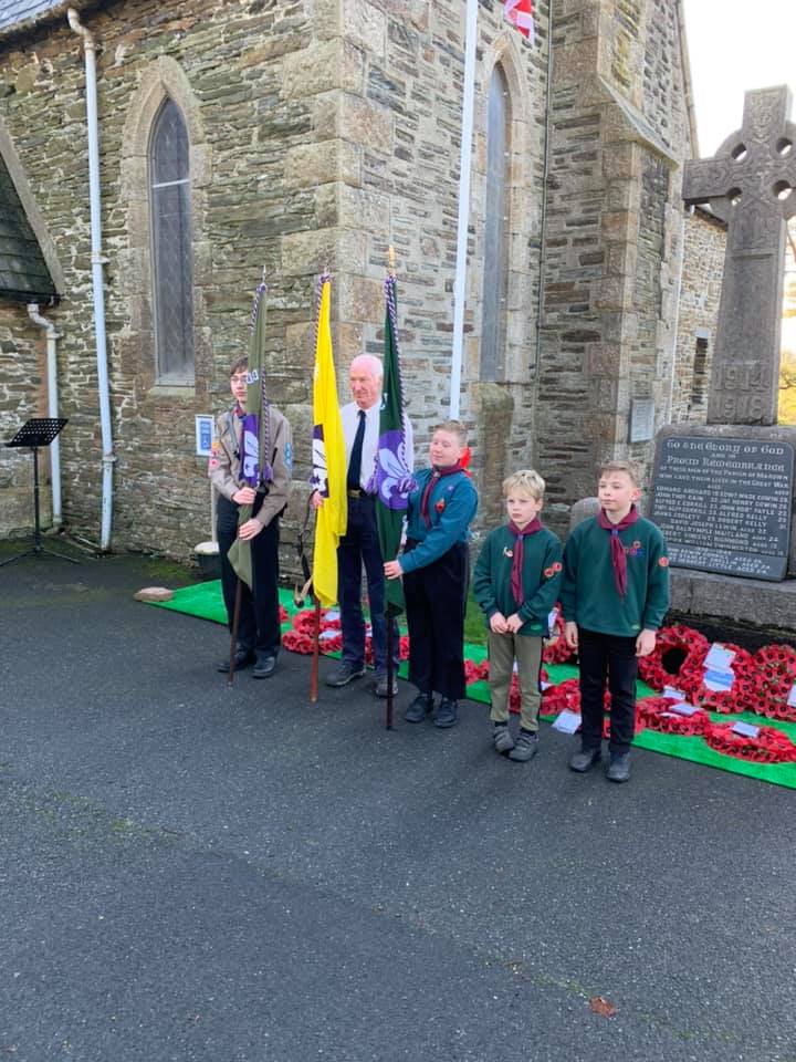 1st Marown Scouts On Parade